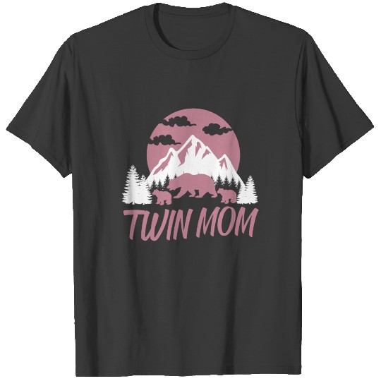 Funny Twin Mom Mothers Day Gifts I Twin Mommy T-shirt