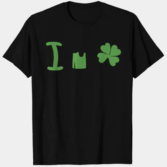I Love Beer St Patricks Day Funny Patrick T-shirt
