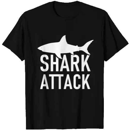 Shark Attack - Diver - Swimmer - Beach - Summer T-shirt