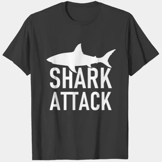 Shark Attack - Diver - Swimmer - Beach - Summer T-shirt