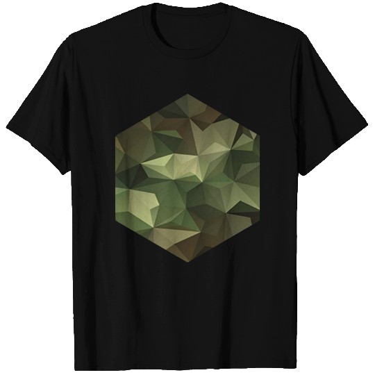 Trend honeycomb camouflage T-shirt