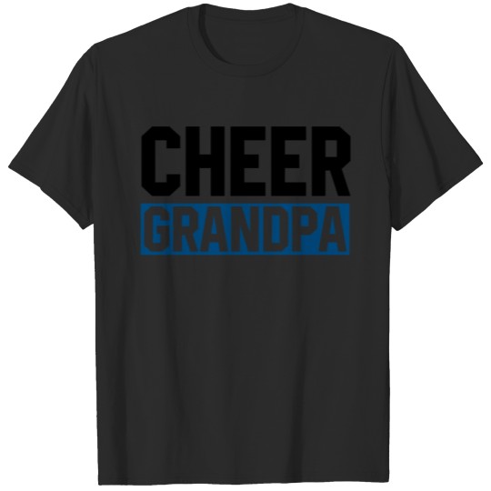 Discover Cheer Grandpa Funny Cheerleader Gift T-shirt