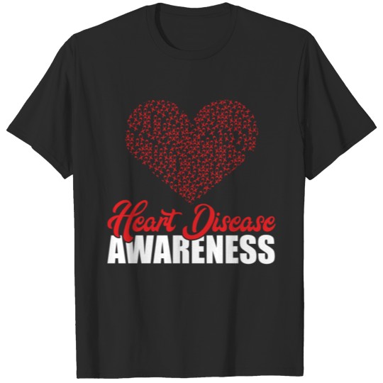 Discover Heart Disease Awareness Raise Awareness And Share T-shirt