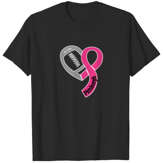 Discover Pittsburgh Pro Football Breast Cancer Awareness T-shirt