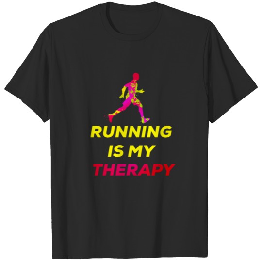 Discover Running jogging sport slogan gift fitness T-shirt