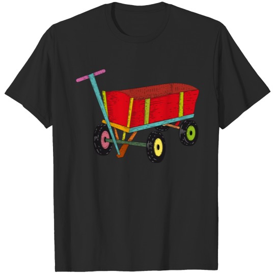 Discover colorful handcart small dolly T-shirt