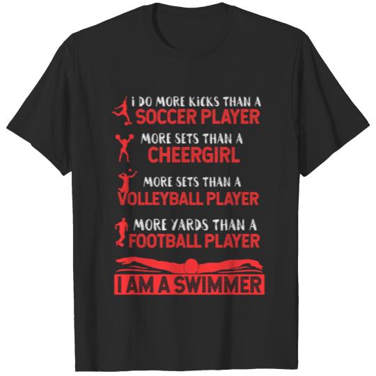 Discover I Am A Swimmer Athlet T-shirt