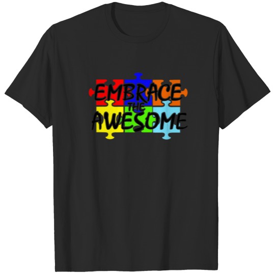 Discover Autism Embrace the Awesome T-shirt