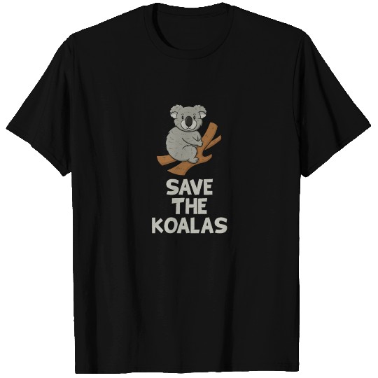 Save the Koalas Cute Australian Koala T-shirt