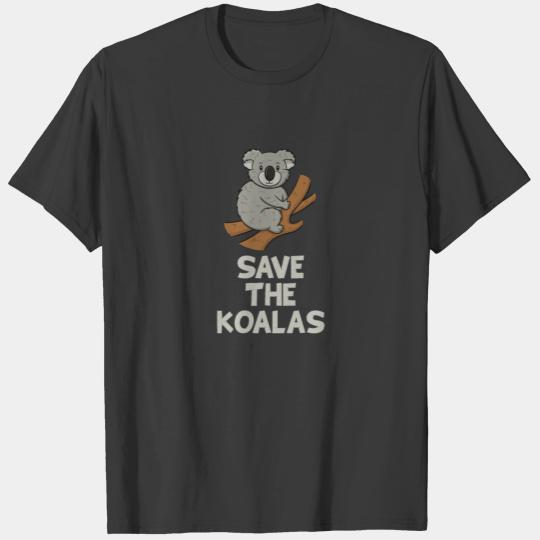 Save the Koalas Cute Australian Koala T-shirt