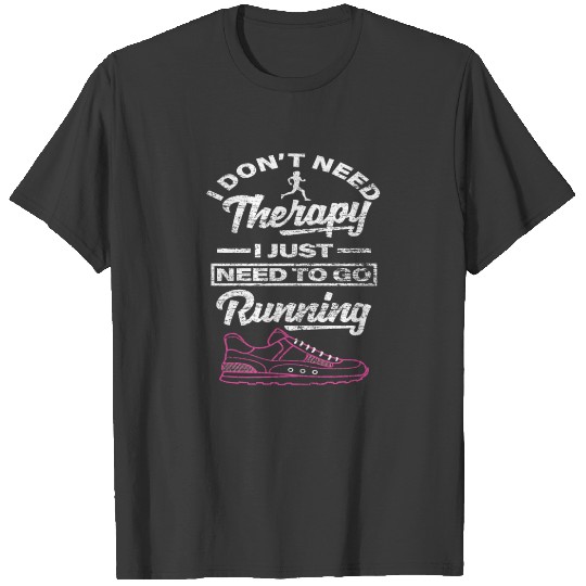 Discover Running Therapy T-shirt