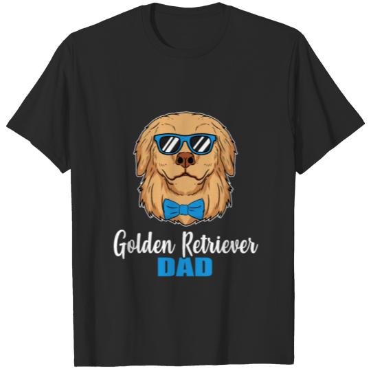 Discover Cool Golden Retriever Dog Dad Dog Lover Pet Gift T-shirt