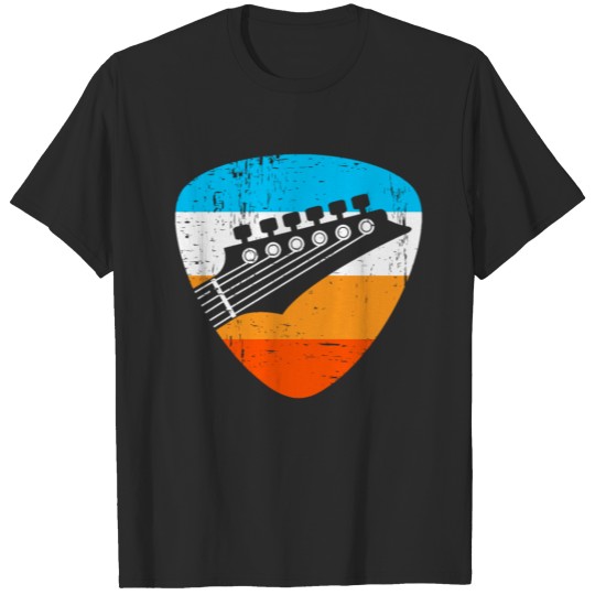 Discover Guitar Retro T-shirt