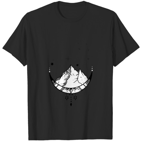 Discover Celestial Travel Moon T-shirt