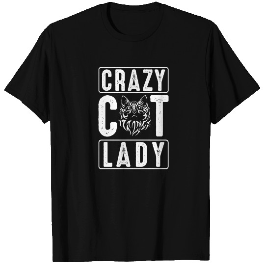 Crazy cat lady funny quote T-shirt