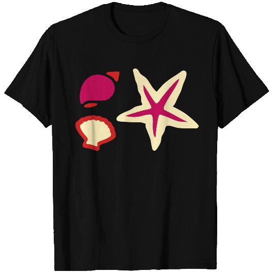 marine sea shell starfish T-shirt