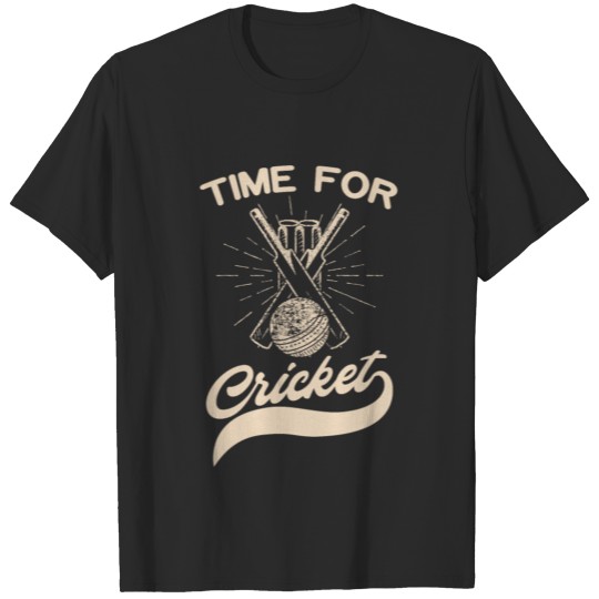 Discover Time for Cricket T-shirt