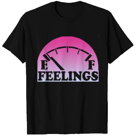 pink multi Feelings on Empty T-shirt