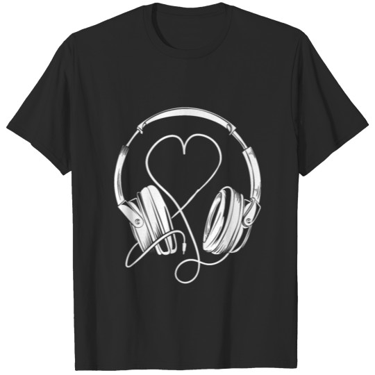 Discover Love Music Headset Dancing For Life T-shirt