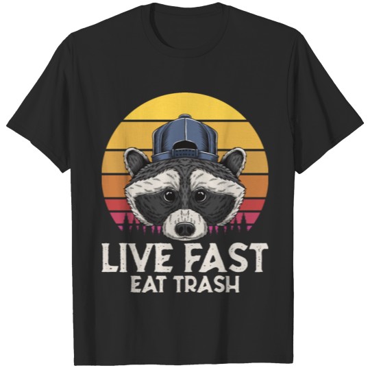 Discover Hardcore Gangster Racoon City Life T-shirt