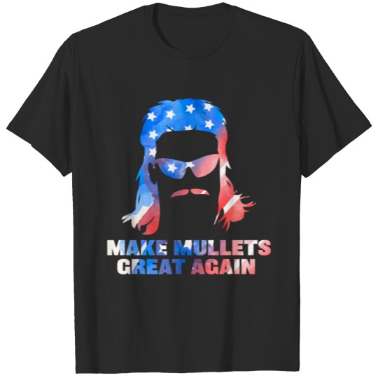 Make Mullets Great Again Funny 2020 Election T-shirt