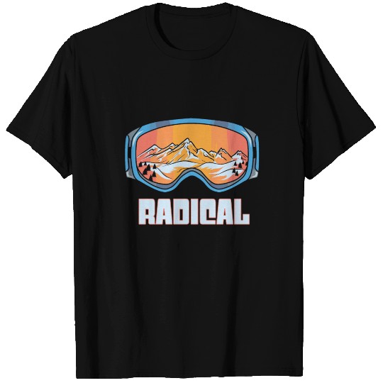 Snowboarding - Radical Goggles - Ski Mountain T-shirt