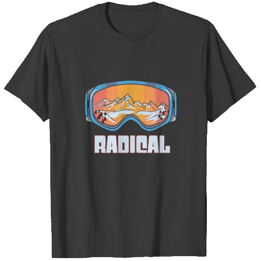 Snowboarding - Radical Goggles - Ski Mountain T-shirt