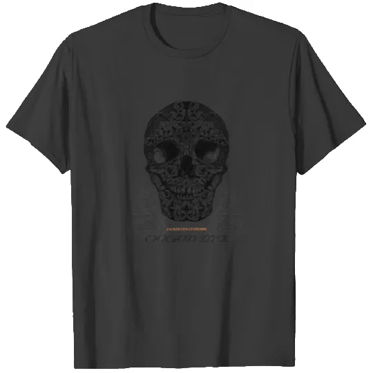chicano style, jackseven customs, skull, bikers T-shirt