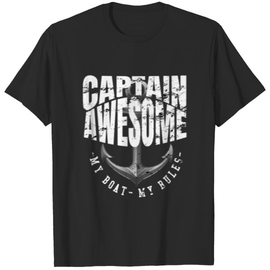Sailing Boat Captian Awesome T-shirt