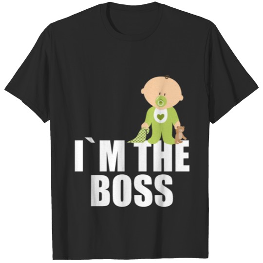 Discover im the boss baby green T-shirt
