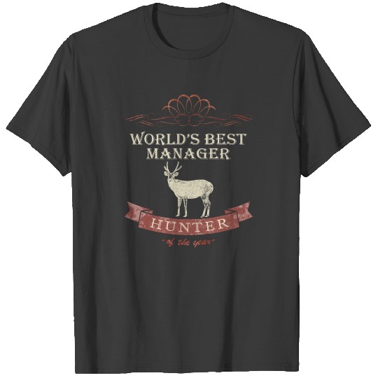 Discover Manager Hunter Vintage Retro Hunting T-shirt