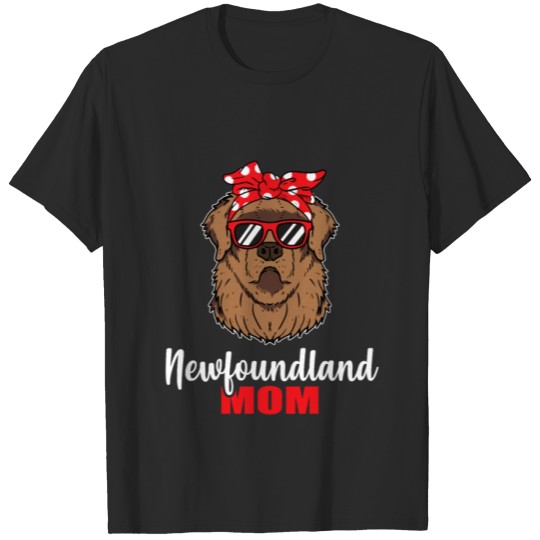 Discover Cool Newfoundland Dog Mom Dog Lover Pet Gift T-shirt