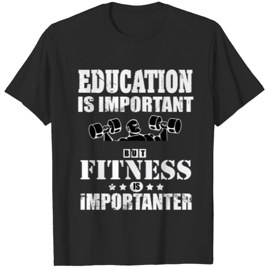 Discover Fitness Education Training Workout Gym Muscle T-shirt