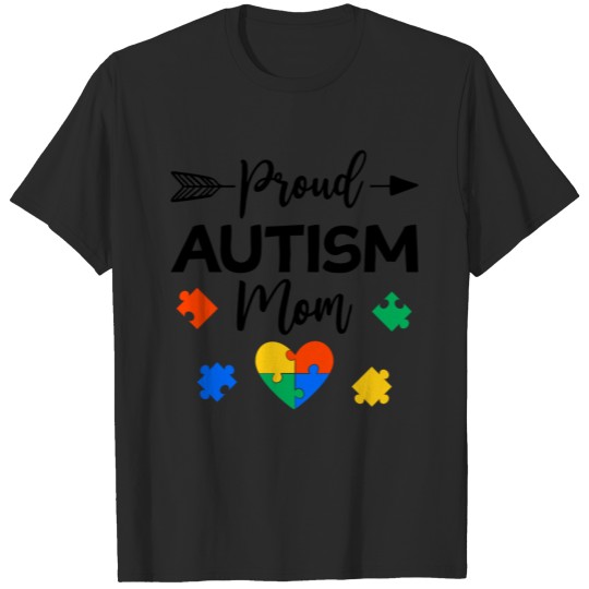 Discover Proud Autism Mom Autism Awareness Gift T-shirt