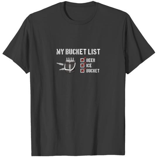 Beer funny Bucket List T-shirt