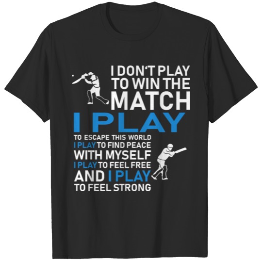 Discover Cricket is my life Match gift saying T-shirt