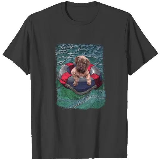 Sea dog sweet dog painting gift idea T-shirt