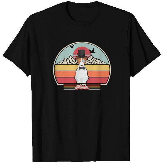 Jack Russell Design. Retro Style Product T-shirt