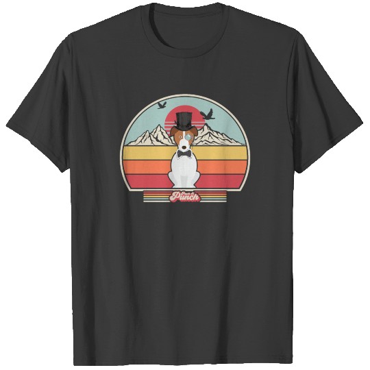Jack Russell Design. Retro Style Product T-shirt