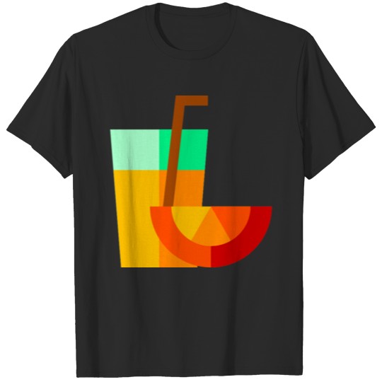 Discover orange juice illustration T-shirt