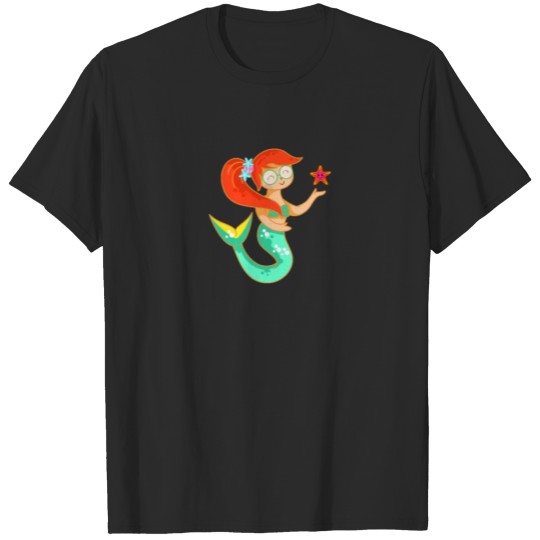 Discover Mermaid and Star Fish T-shirt