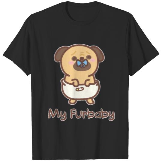 Discover My Furbaby - Pug Baby Boy T-shirt