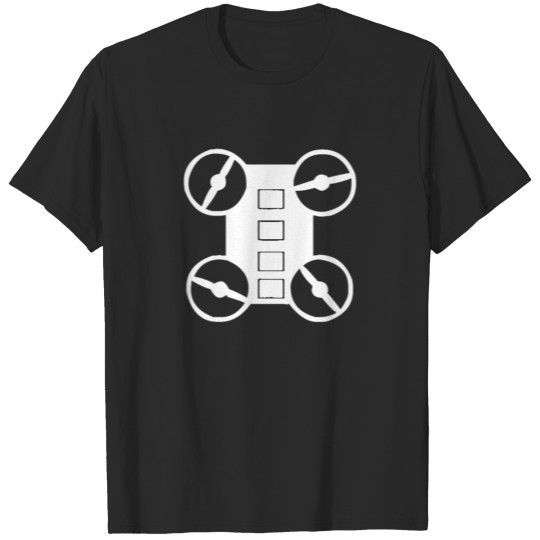 Discover Drone and drone symbol T-shirt