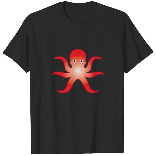 Discover Octopus with colour gradient T-shirt