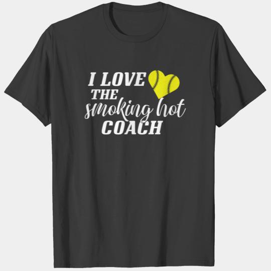 Smoking Hot Coach Baseball Wife T-shirt