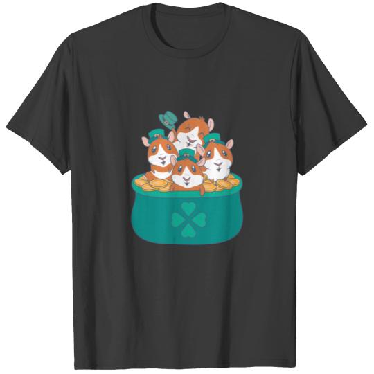 Guinea Pigs St Patricks Day Pot of Gold T-shirt