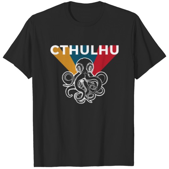 Cthulhu Retro Vintage Design T-shirt