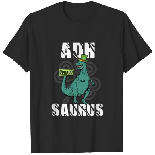 Discover AHD Saurus Irish Dinosaur Shamrock St Patricks Day T-shirt
