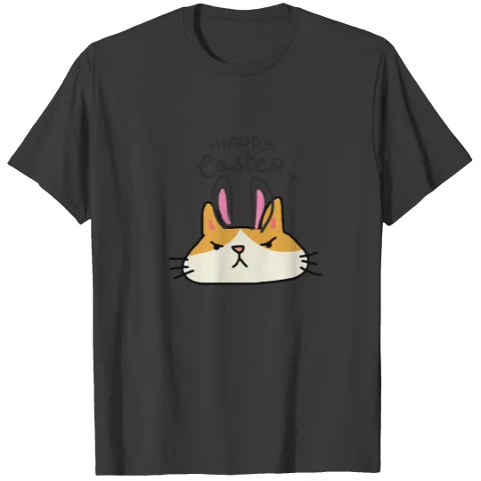 cat bunny easter gift for men women kids girls T-shirt