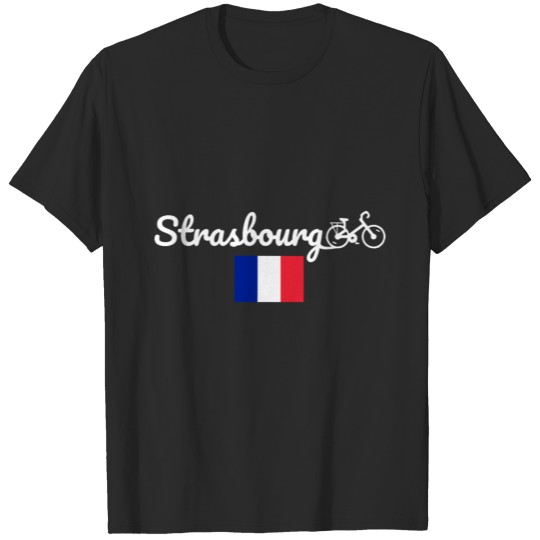Discover Bike Strasbourg France Bike City Gift Idea T-shirt